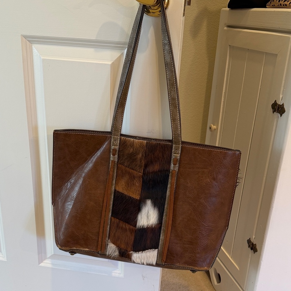 Tony Lama cowhide purse